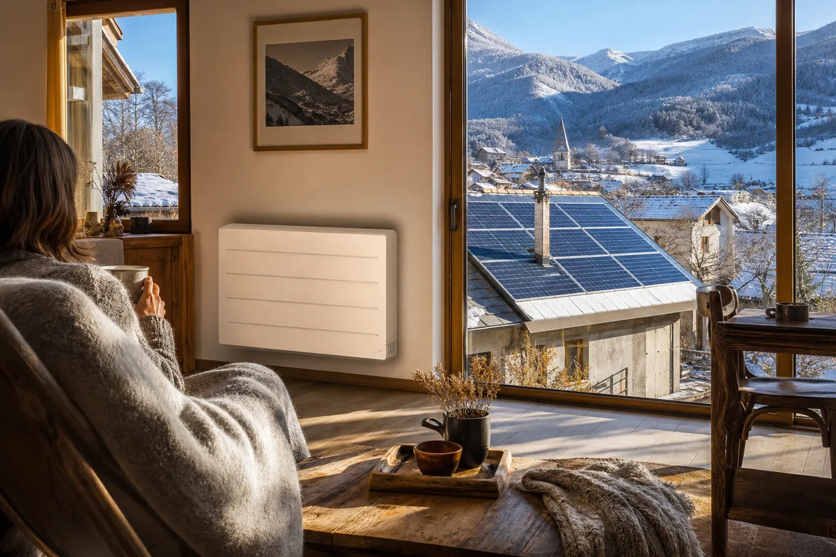 Chauffage électrique et solaire à La Roche-des-Arnauds : le duo qui allège l'hiver