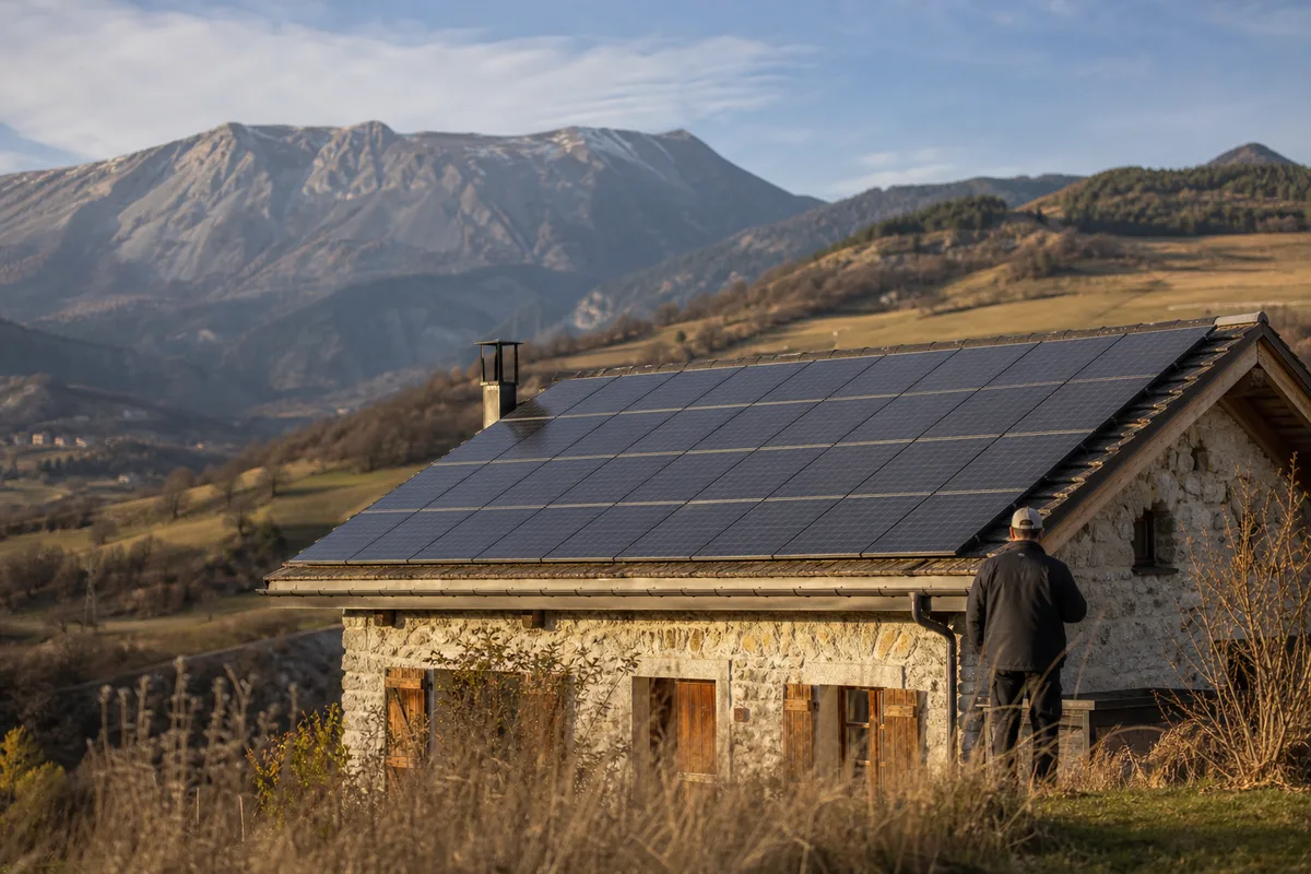 Durée de vie d'une installation solaire dans la vallée du Petit Buëch : le retour des chantiers
